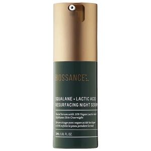 Biossance    Squalane + 10% Lactic Acid Resurfacing Night Serum